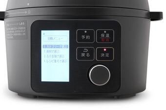 アイリスオーヤマ「電気圧力鍋 2.2L　KPC-MA2-B」２