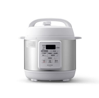 アイリスオーヤマ「電気圧力鍋 3.0L PC-EMA3-W」１