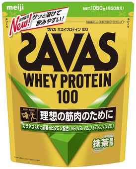 女性におすすめのプロテイン　SAVAS「ザバス ホエイプロテイン100」２