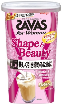 SAVAS「ザバス for woman シェイプ&ビューティ」2