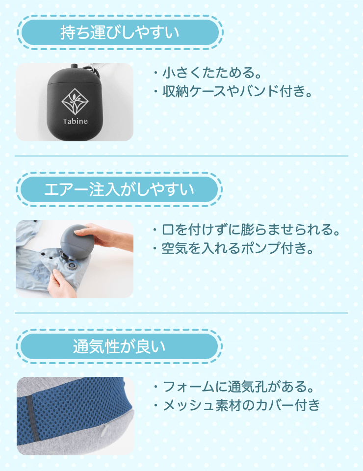 ネックピロー　選び方