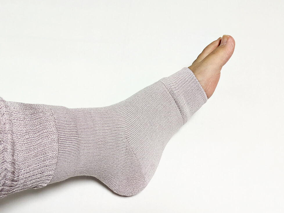 大臣おやすみ靴下 ナイトソックス つま先OPENタイプ